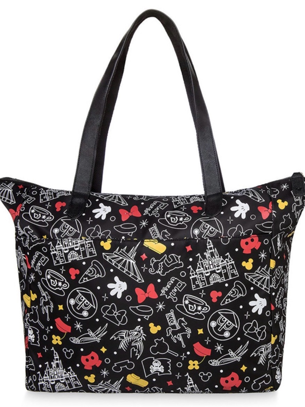 Disney Tote Bag - Mickey And Minnie Mouse Park Icons